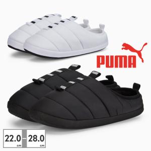 プーマ ルームシューズ メンズ レディース スカッフ テープ スリッパ 386725 01 02 PUMA モック スリッパ スリッポン ナイロン｜try-group