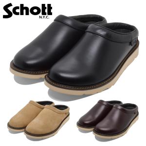 Schott サボ メンズ S23004 ショット クロッグ 本革 日本製｜try-group