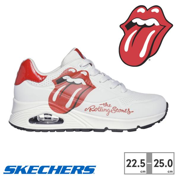 SKECHERS スニーカー レディース ストリート ザ・ローリング・ストーンズ：ウノ - ローリン...