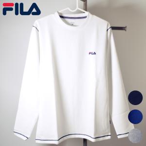 FILA ウェア メンズ FM6567 01 08 20 21 フィラ Tシャツ 吸水速乾 テニス UVカット｜try-group