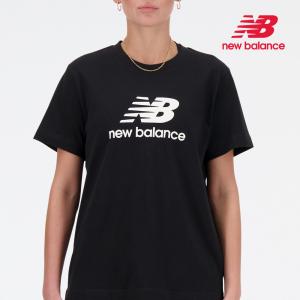 ニューバランス ウェア レディース スタックドロゴ ショートスリーブTシャツ WT41502 new balance Stacked logo｜try-group