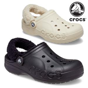クロックス サンダル メンズ レディース バヤ ラインド ファズ ストラップ クロッグ 206633 crocs 2025秋冬 BAYA LINED