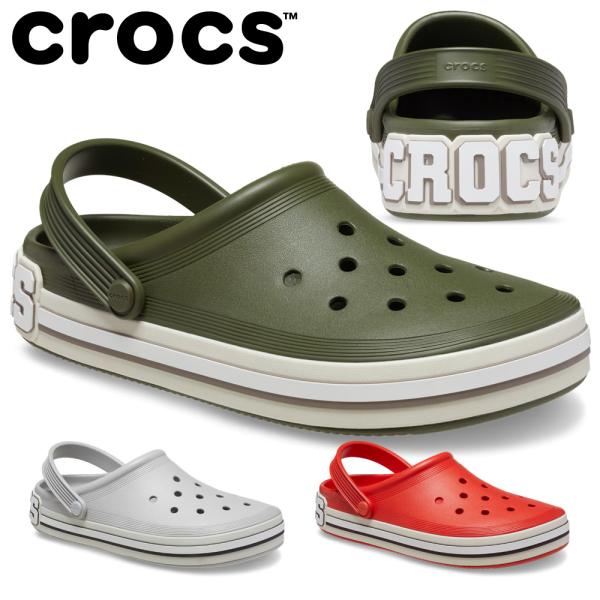 crocs サンダル メンズ レディース オフ コート ロゴ クロッグ 209651 1FT 309...