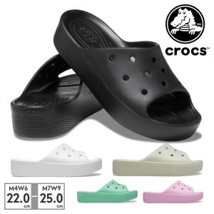 クロックス サンダル レディース クラシック プラットフォーム スライド 208180 001 100 2Y2 3UG 6S0 crocs CLASSIC PLATFORM SLIDE シャワーサンダル｜つるや 靴のTSURUYA