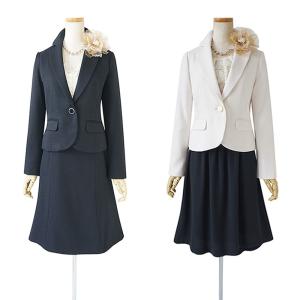 9号-13号 3スタイルに着回し 1枚でも素敵 オーバーブラウス風 ワンピース 3点 セレモニースーツ 入学式 入園式 卒業式 卒園式 母 ママスーツ レディース #su111