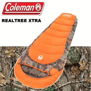 寝袋 コールマン マミー リアルツリー マミー型 -17.8度まで対応 オールシーズン カモマミー Coleman REALTREE XTRA 81.3cm × 208.3cm 洗える 車中泊 防災