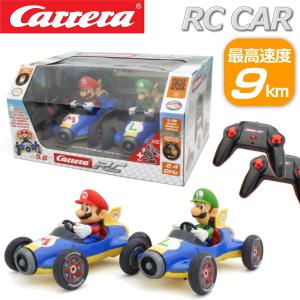 ラジコンカー マリオカート マリオ ルイージ 2.4GHzコントローラー バッテリー 2台セット マリオカート gフォース r/c KYOSHO 京商 くるま 車 ラジコン カレラ