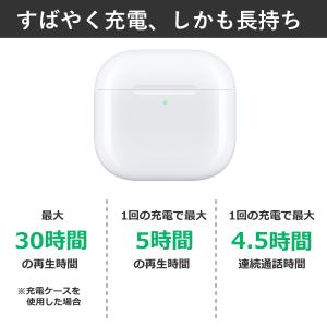 Apple AirPods 4 MXP63J/...の詳細画像5
