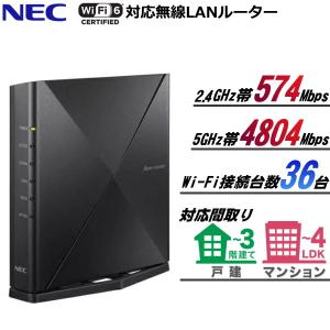 推奨品】NEC PA-WX5400HP 無線LANルータ Aterm ブラック : 4422179016 