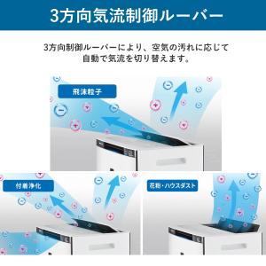 シャープ KI-TX70-W 加湿空気清浄機 ...の詳細画像3
