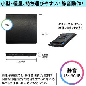 外付け DVDドライブ PC Mac ソフト付...の詳細画像3