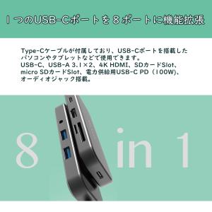 ハブ ドッキングステーション USB-C モバ...の詳細画像1