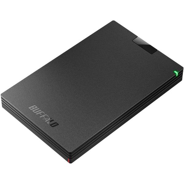 バッファロー BUFFALO USB3.2(Gen1)対応ポータブルHDD Type-Cケーブル付 ...