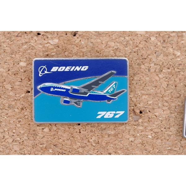 ボーイング 767ジェットライナー 3Ｄピンバッジ