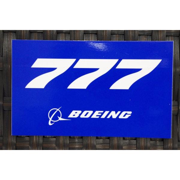 ボーイング 777 ブルーステッカー