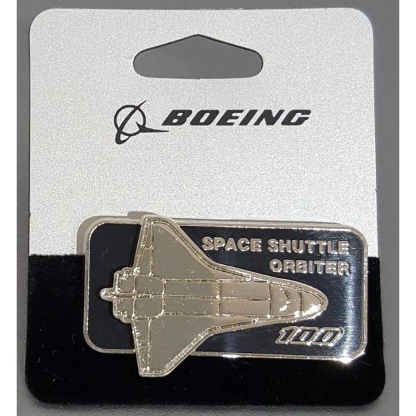 ボーイング スペースシャトル 100周年記念ピンバッジ