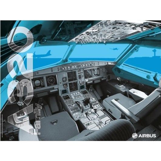 エアバス A320 コックピットポスター