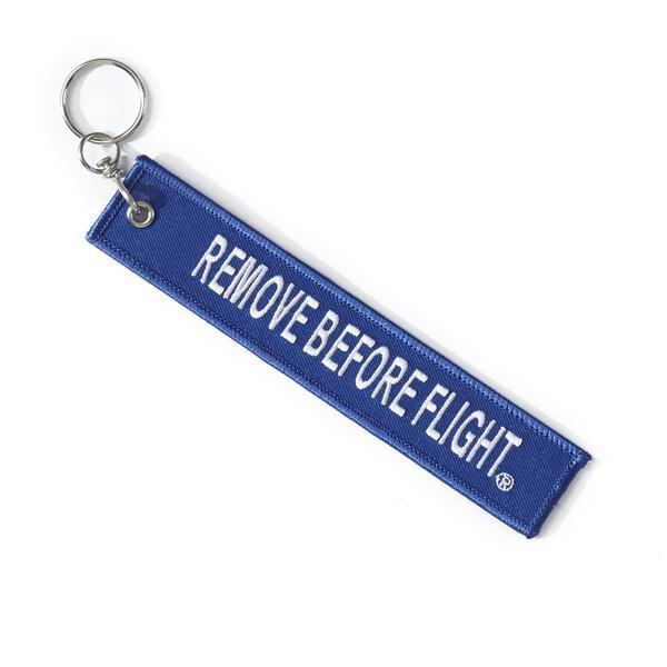 BOEING Remove before flight タグ（青）