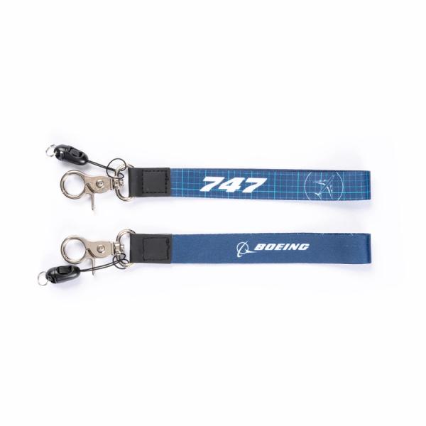 Boeing 747 Aero Graphic Keychain