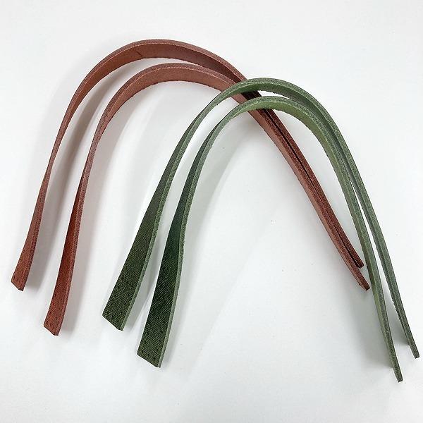 限定 バッグ 持ち手 本革 型押し持ち手  【×セット(2本入り)】