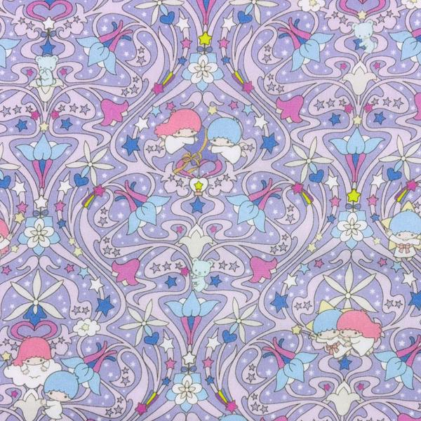 生地 リトルツインスターズ×リバティ・ファブリックス Kiki ＆ Lala’s Orchids(キ...