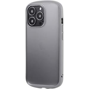 A333120 LP-IP21PLFBK(フロストブラック) iPhone 13 Pro用 耐衝撃マ...