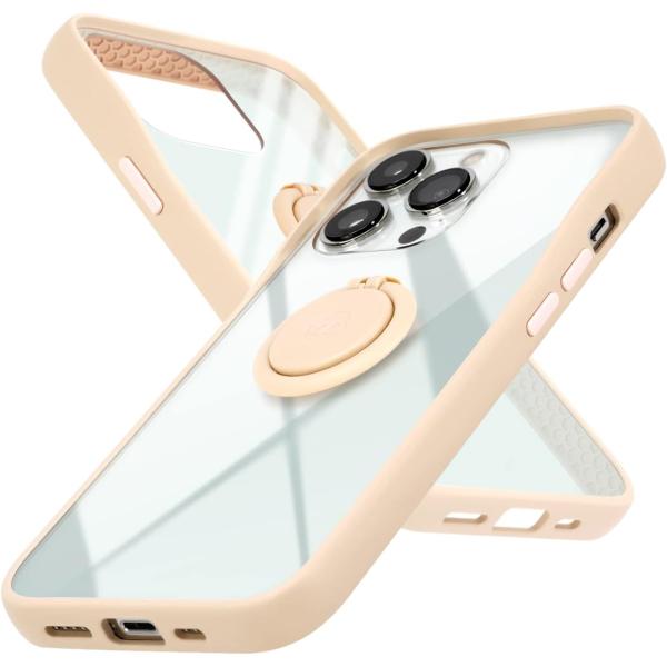 B550357 campino iPhone 13 Pro ケース アンチショック 耐衝撃 フィンガ...