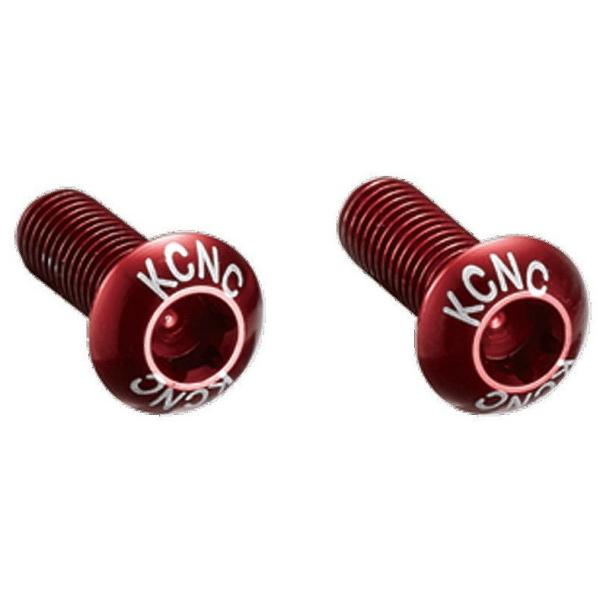 【メーカー純正品】【正規代理店品】KCNC ボトルケージパーツ トルクススクリュー 2PCS レッド...