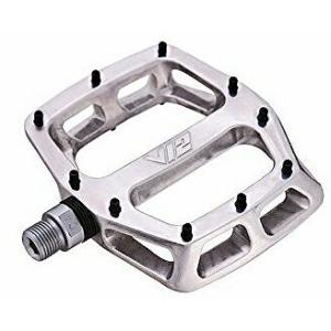 【メーカー純正品】【正規代理店品】DMR ペダル V12 PEDAL Polished Silver 9/16｜trycycle