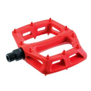 【メーカー純正品】【正規代理店品】DMR ペダル V6 Plastic Pedal Cro-Mo Axle Red「爆買」｜trycycle