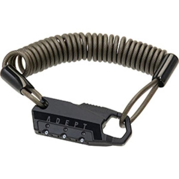 【メーカー純正品】【正規代理店品】ADEPT(アデプト) ロック（ケーブル） M318 BLK「爆買...