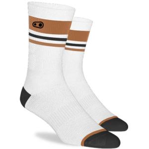 クランクブラザーズ  ソックス アイコン MTBソックス SMALL/MEDIUM ホワイト/ブラウン/ブラック
