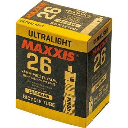 【メーカー純正品】【正規代理店品】MAXXIS(マキシス) チューブ ウルトラライト 仏式 26x1...