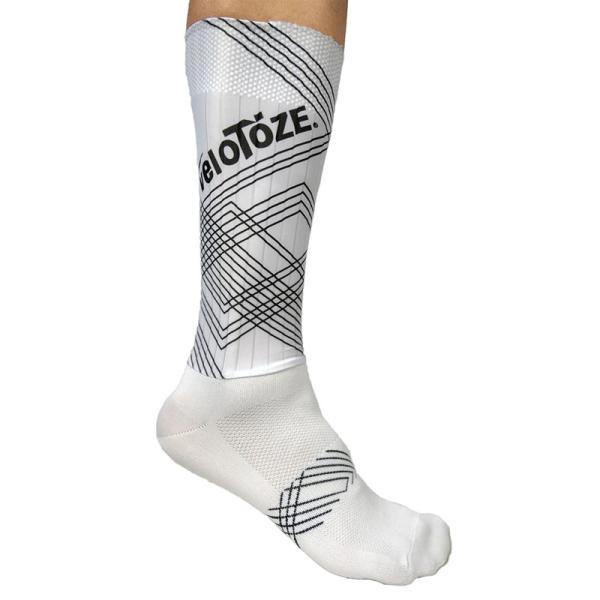 Velotoze(ヴェロトーゼ) エアロソックス エキストラトール ホワイト (S/Mサイズ 37-...