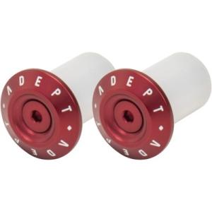 【メーカー純正品】【正規代理店品】ADEPT(アデプト) テーパード エンドキャップ RED「爆買」