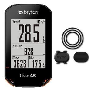 【メーカー純正品】【正規代理店品】BRYTON(ブライトン) GPSサイクルコンピューター Rider320C ケイデンスセンサー付
