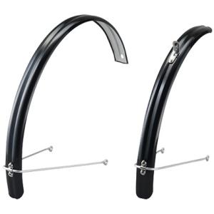 【BRIDGESTONEアルベルト前後フェンダーセット】泥除けステー・ネジ付き BRIDGESTONE 「送料無料」「ブリヂストン」S700 F129093BL