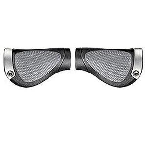 ERGON GP4 グリップ ブラック/グレー　エルゴ Ergon GP4 Grips (Black/Grey) (Regular) (S) - Performance Bicycle