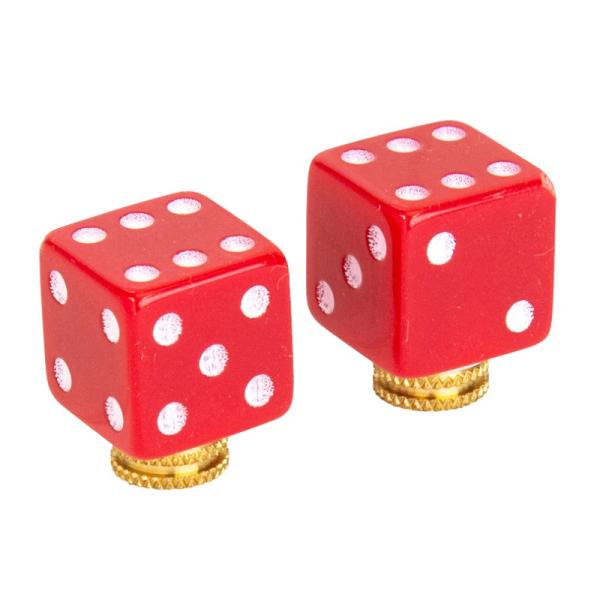 GIZA(GP) バルブ キャップ サイコロ レッド 「爆買」