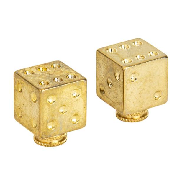 GIZA(GP) バルブ キャップ サイコロ ゴールド 「爆買」