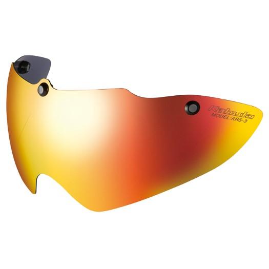 OGK KABUTO(オージーケーカブト) ARS-3シールド ゴールドミラー「爆買」