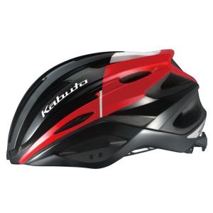 【メーカー純正品】【正規代理店品】 OGK KABUTO 自転車ヘルメット REZZA-2 G-2ブラックレッド M/L(57-60cm)｜trycycle