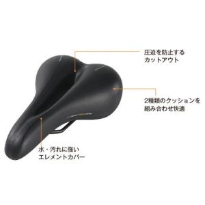 【メーカー純正品】【正規代理店品】サーファス(SERFAS) サドル エレメント デュアルデンシティ メディカルカット ウォータープルーフ メンズ DDM-CTE｜trycycle