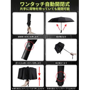 折りたたみ傘 メンズ 日傘 完全遮光 自動開閉...の詳細画像4