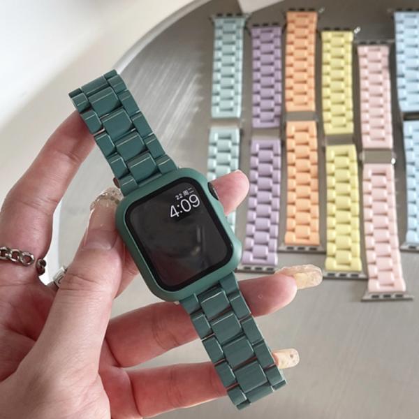Apple Watch バンド コンパチブル シェルレジン プラスチック ユニセックス アップルウォ...