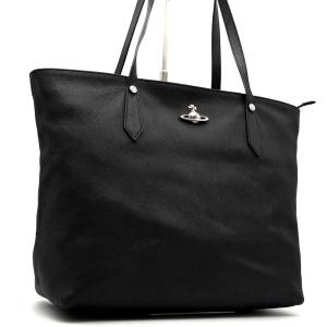 極美品 ヴィヴィアンウエストウッド Vivienne Westwood トートバッグ ビジネス 肩掛け オーブ A4収納 レザー 黒 夏休み 帰省 敬老 秋