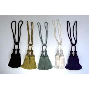 ラッパの紐から室内のインテリアまで用途いろいろ　リーズナブルなタッセル
