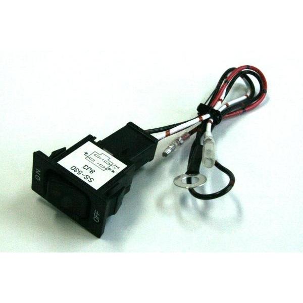 SS-530　シーソースイッチ　日野用　ON-OFF　LED内蔵　ハーネス＆ギボシ付　１個入