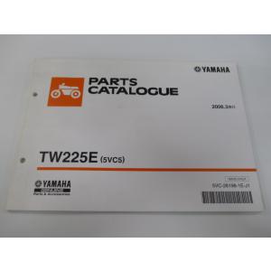 TW225E パーツリスト 1版 ヤマハ 正規 中古 バイク 整備書 5VC5 DG09J整備に役立...