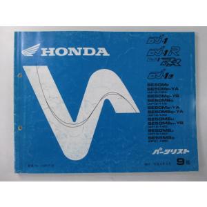 DJ-1 DJ-1R DJ-1RR DJ-1L パーツリスト 9版 ホンダ 正規 中古 バイク 整備書 AF12-100〜140 AF19-100 DF01-100 GR1 Jo 車検 パーツカタログ 整備書 kY
